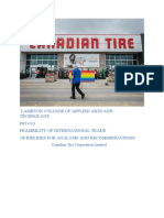 Research Analysis Canadian Tire