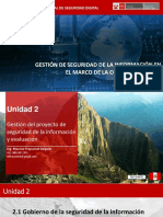 Unidad 2. Gestión Del Proyecto de Seguridad de La Información y Evaluación