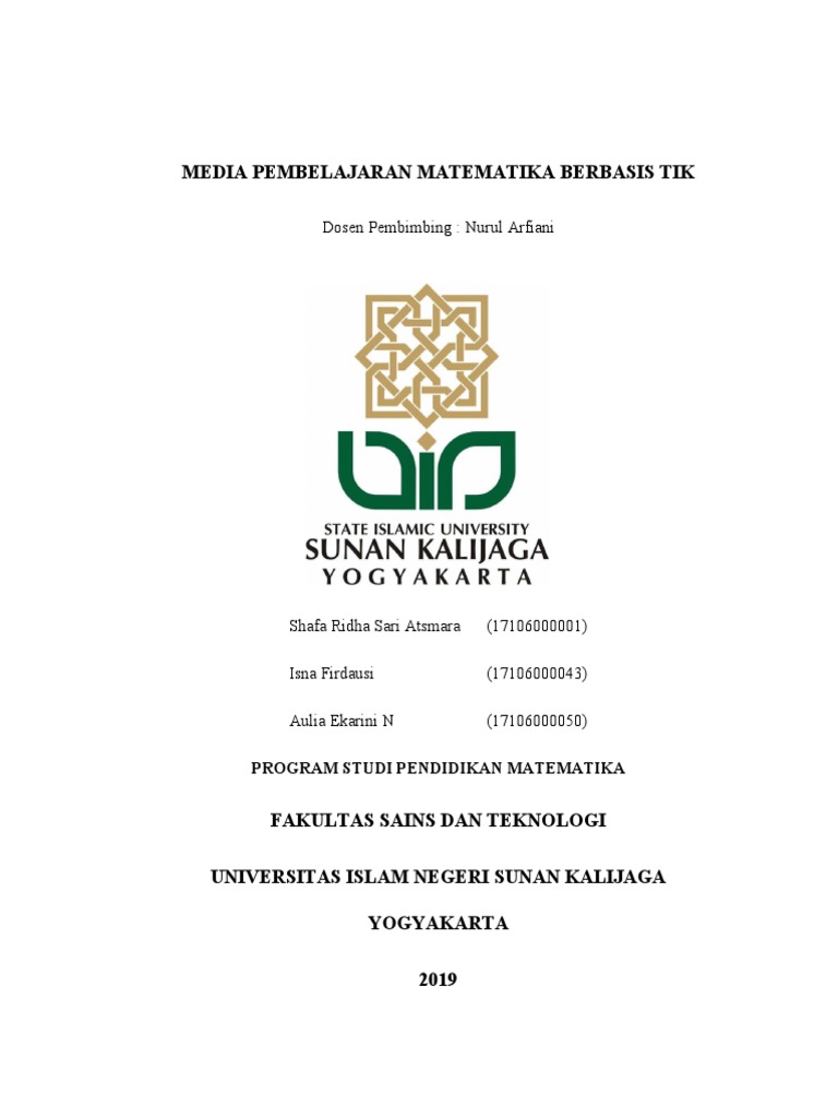 Media Pembelajaran Matematika Berbasis TIK (Shafa) | PDF