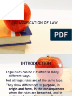 1.classification of Law