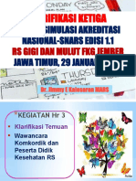 Klarifikasi Temuan Fasilitas Dan Lingkungan RSGM FKG Jember DR Jimmy - Rs