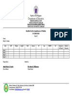 Checklist for the Completeness of Modules