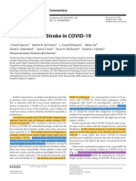 Mechanism of Stroke in Covid-19