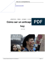 Como Ser Anticapitalista Hoy