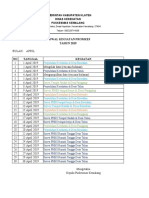 Jadwal Kegiatan Harian 2019