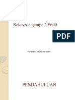 Pendahuluan + Mekanisme Terjadinya Gempa Bumi