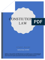 Fall 2019 Constitutional Law Outline Snape