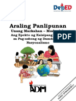 Ap6 - q1 - Mod1 - Ang Epekto NG Kaisipang Liberal Sa Pag-Usbong NG Damdaming Nasyonalismo - FINAL08082020