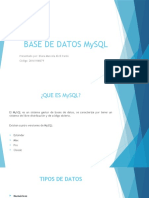Presentacion Base de Datos MySQL