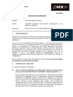 Opinión OSCE 033-13 - PRE - GR Tacna - Aprobación de Exoneraciones