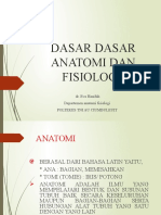 Pengantar Anatomi Dan Fisiologi