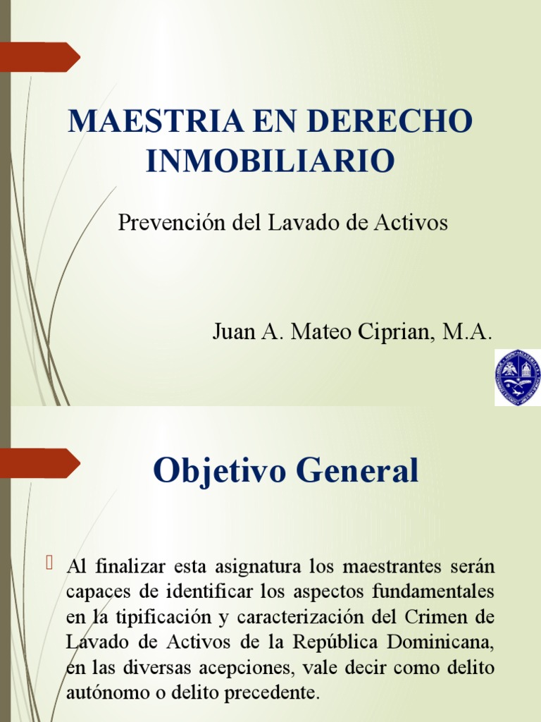 Prevención del Lavado de Activos | PDF | Lavado de dinero | Derecho penal