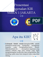 Presentasi Pengenalan KIR SMKN 1 JAKARTA