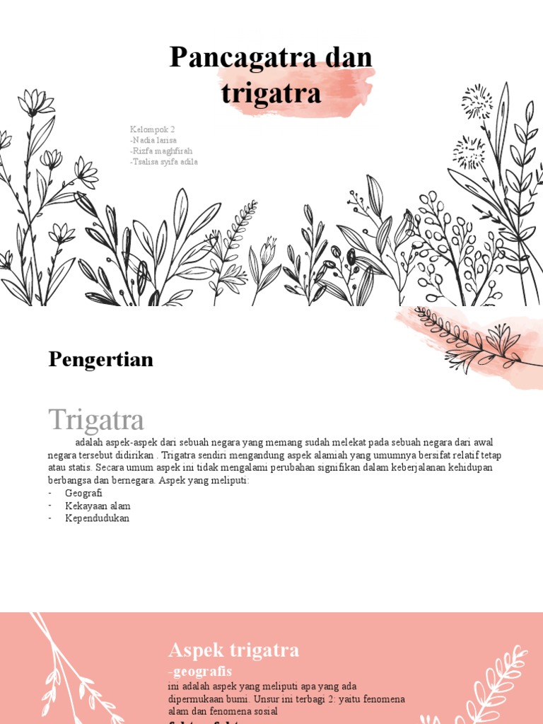 Aspek Trigatra dan Pancagatra Negara | PDF