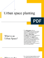 Urban Space Planting: by Gian Francis Fernandez