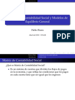Introducción a las matrices de contabilidad social y modelos de equilibrio general