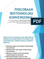 Tugas Percobaan Bioteknologi