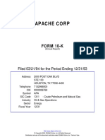 Apache K10 MW Pretroleum Corp - 1994