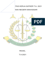 Rincian Kertas Kerja Satker T.A. 2021 Kejaksaan Negeri Makassar