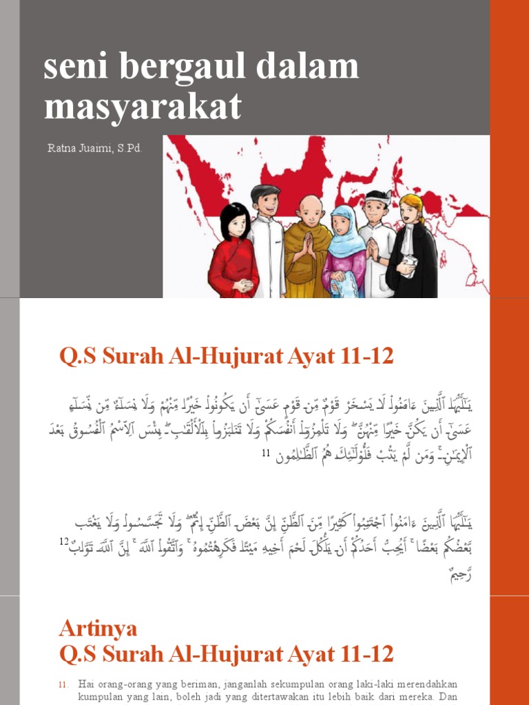 Seni Bergaul Dalam Masyarakat Pdf