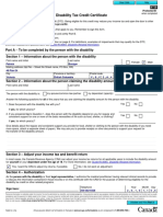 Disability Tax Credit Form