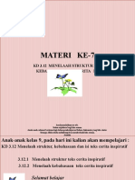Materi Ke-7 - KD 3.12 - KLS 9 - Menelaah Struktur Dan Kebhsaan CRT Inspiratif