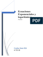 Ecuaciones Exponenciales y Logaritmicas