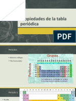 Propiedades de La Tabla Periódica