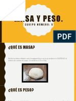 MASA Y PESO EXPOSICIÓN