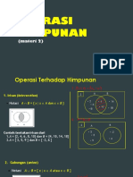 Operasi Himpunan