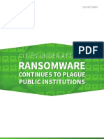 Cities Under Attack:: Ransomware