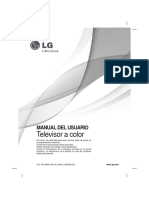 Televisor A Color: Manual Del Usuario