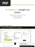 P1 Chapter 5::: Straight Line Graphs