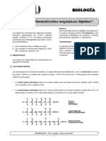 BIOLOGÍA 1 (C) - Biomoléculas Orgánicas - Lípidos