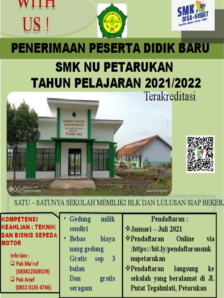 Pendaftaran SMK NU Petarukan 2021 | PDF