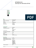 Product Data Sheet: Spacelogic KNX Usb Interface Din Rail