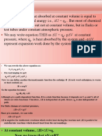 Enthalpy (H) - Chemical Reaction Heat and Phase Changes