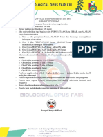 SOAL BIOLOGI ITS