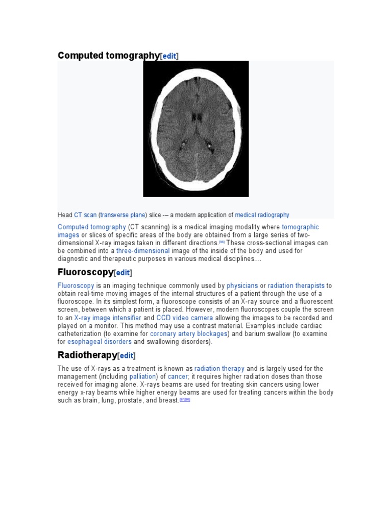 Computed Tomography | PDF | Computers | Technology & Engineering