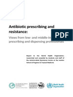 Antibiotic Prescribing and Resistance:: Views From Low-And Middle-Income Prescribing and Dispensing Professionals