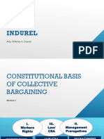 Indurel Module 1 Constitutional Basis of Collective Bargaining