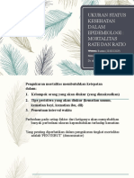 UKURAN STATUS KESEHATAN DALAM EPIDEMIOLOGI FIX PAK EDISON Fix