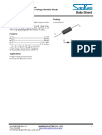 UX-G5B Data Sheet: V 7.5 KV, I 350 Ma High-Frequency and High-Voltage Rectifier Diode