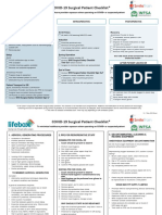 COVID-19 Surgical Patient Checklist