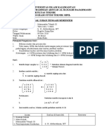 09 Mei Soal UTS Matek III Reg Siang BJM