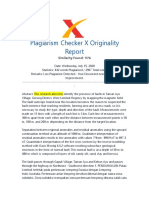Plagiarism Checker X Originality: Similarity Found: 15%