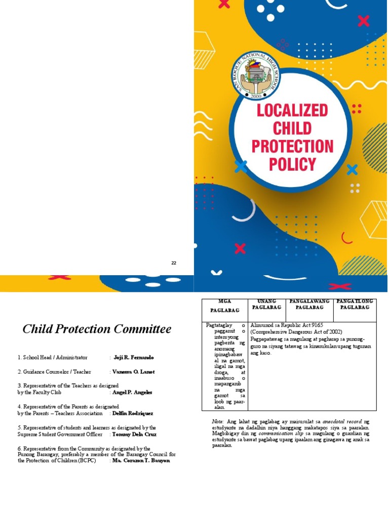 SRNHS Child Protection Policy | PDF