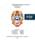 Laporan Resmi Praktikum Kimia Farmasi Ii