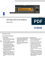 CD7326U - Manuale Uso
