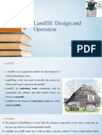 Landfill: Design and Operation: Arushe Tickoo M. Tech